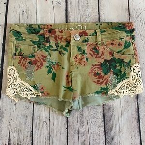Floral Print Shorts